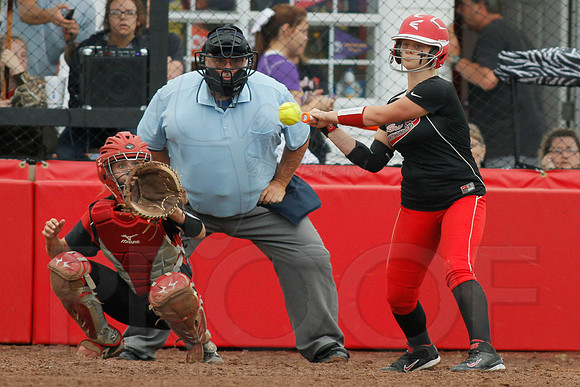 Rose Bud vs. Harmony Grove Regional Softball 5-9-2014 (© Justin Manning) JWM_0313