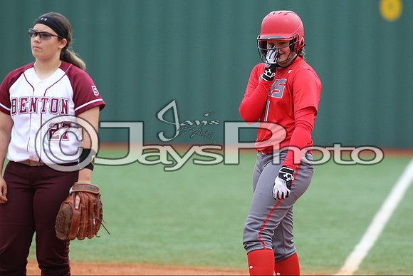 Cabot @ Benton Softball 3-10-2015 (©Justin Manning) JWM_0038