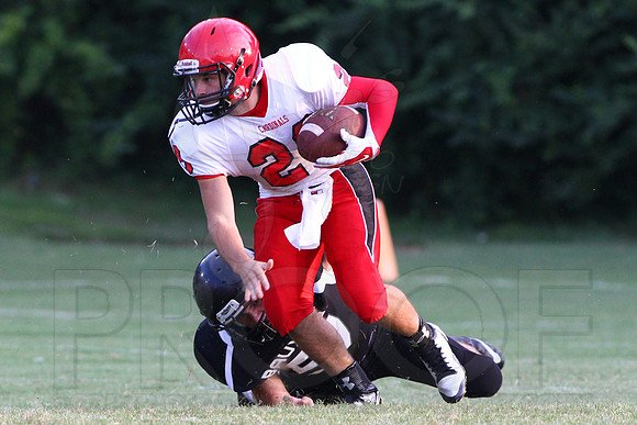 Harmony Grove @ Bauxite (Scrimmage) 8-26-2014 (©Justin Manning) JWM_39