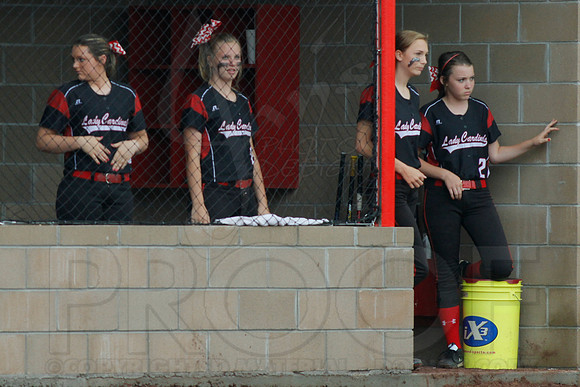 Rose Bud vs. Harmony Grove Regional Softball 5-9-2014 (© Justin Manning) JWM_0303