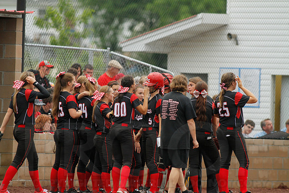 Rose Bud vs. Harmony Grove Regional Softball 5-9-2014 (© Justin Manning) JWM_0279