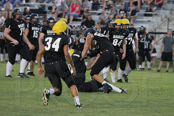 Bauxite Black-Gray games 4th, 5th, 6th, Junior high, Senior high scrimmage 8-22-13 (© Justin Manning) JWM0242