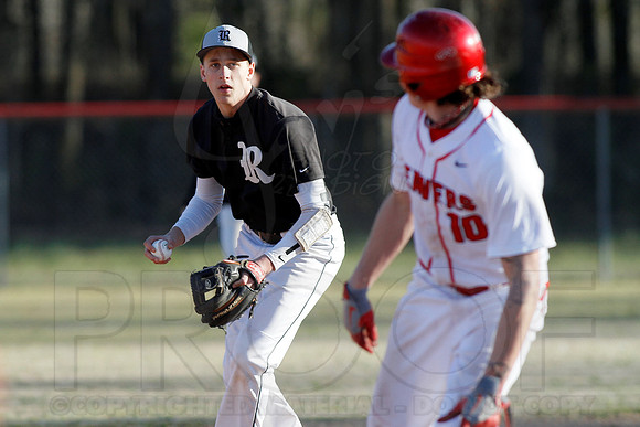 Pulaski Robinson @ Glen Rose Baseball 3-7-13 JWM0028 (©Justin Manning)