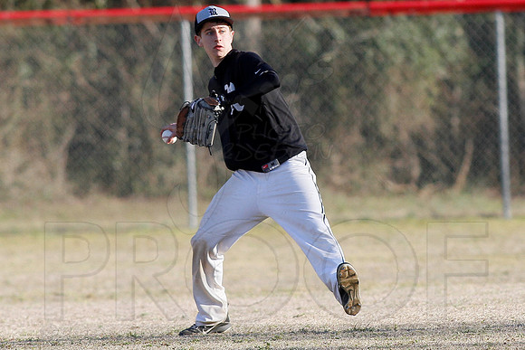 Pulaski Robinson @ Glen Rose Baseball 3-7-13 JWM0034 (©Justin Manning)