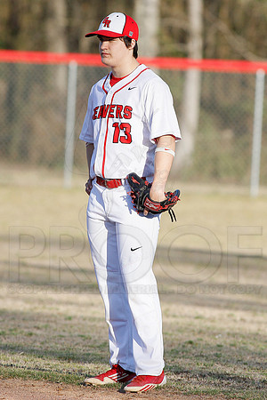 Pulaski Robinson @ Glen Rose Baseball 3-7-13 JWM0067 (©Justin Manning)