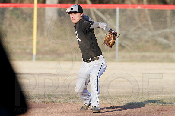 Pulaski Robinson @ Glen Rose Baseball 3-7-13 JWM0082 (©Justin Manning)