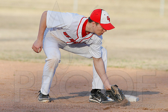 Pulaski Robinson @ Glen Rose Baseball 3-7-13 JWM0112 (©Justin Manning)