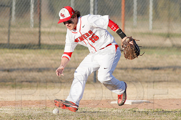 Pulaski Robinson @ Glen Rose Baseball 3-7-13 JWM0122 (©Justin Manning)