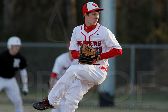 Pulaski Robinson @ Glen Rose Baseball 3-7-13 JWM0130 (©Justin Manning)