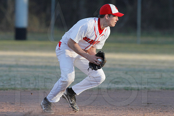 Pulaski Robinson @ Glen Rose Baseball 3-7-13 JWM0134 (©Justin Manning)