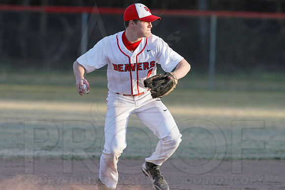 Pulaski Robinson @ Glen Rose Baseball 3-7-13 JWM0136 (©Justin Manning)
