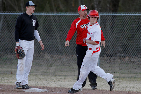Pulaski Robinson @ Glen Rose Baseball 3-7-13 JWM0148 (©Justin Manning)