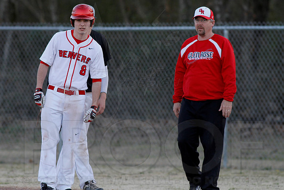 Pulaski Robinson @ Glen Rose Baseball 3-7-13 JWM0150 (©Justin Manning)