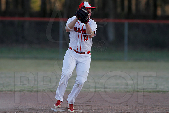 Pulaski Robinson @ Glen Rose Baseball 3-7-13 JWM0164 (©Justin Manning)