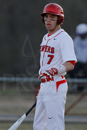 Pulaski Robinson @ Glen Rose Baseball 3-7-13 JWM0168 (©Justin Manning)