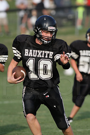 Bauxite Black-Gray games 4th, 5th, 6th, Junior high, Senior high scrimmage 8-22-13 (© Justin Manning) JWM0089