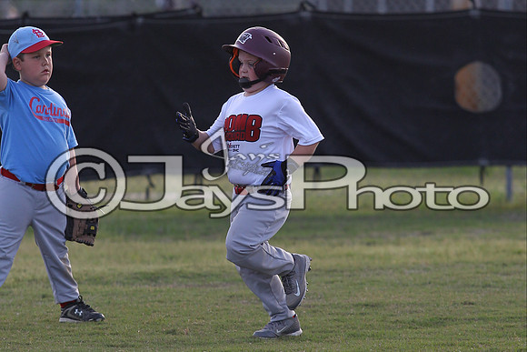 Bomb Squad vs. Cardinals 6-7 year old (Pitching Machine) 5-5-2015 (©Justin Manning) JWM_0129
