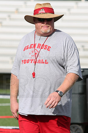 Glen Rose Football Practice 9-2-2014 (©Justin Manning) JWM_205