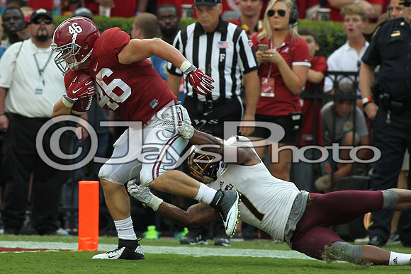 University of Louisiana-Monroe @ Alabama 9-26-2015 (©Justin Manning) JWM_0272