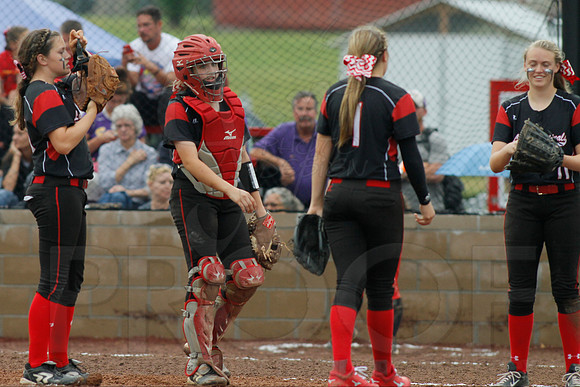 Rose Bud vs. Harmony Grove Regional Softball 5-9-2014 (© Justin Manning) JWM_0286