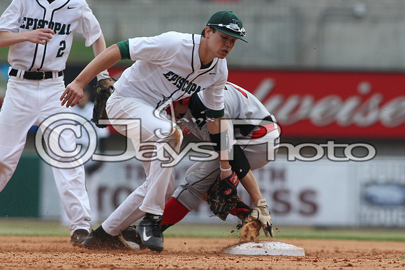 Harmony Grove vs. Episcopal Baseball (Dickey Stephens Park) 4-2-2015 (©Justin Manning) JWM_0220