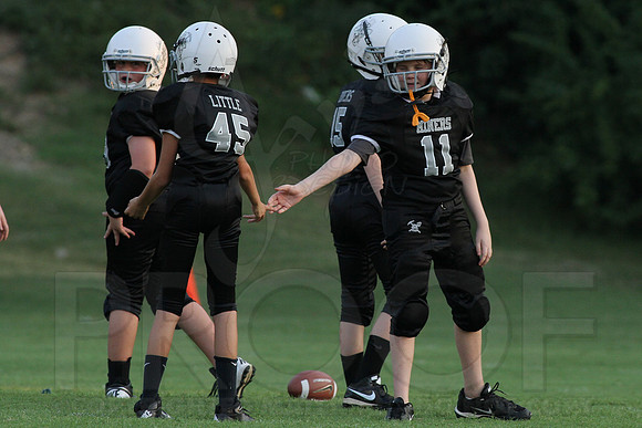 Bauxite Black-Gray games 4th, 5th, 6th, Junior high, Senior high scrimmage 8-22-13 (© Justin Manning) JWM0177