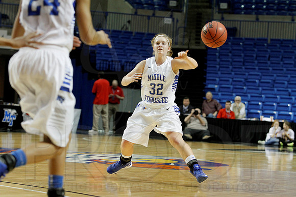 Middle Tennessee vs ULM  Women's 3-9-13 JWM0003 (©Justin Manning)