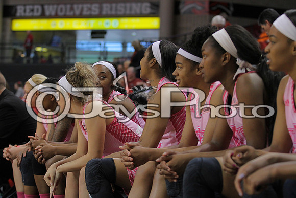 ULM @ Arkansas State Womans Basketball 2-21-2015 (©Justin Manning) JWM_495