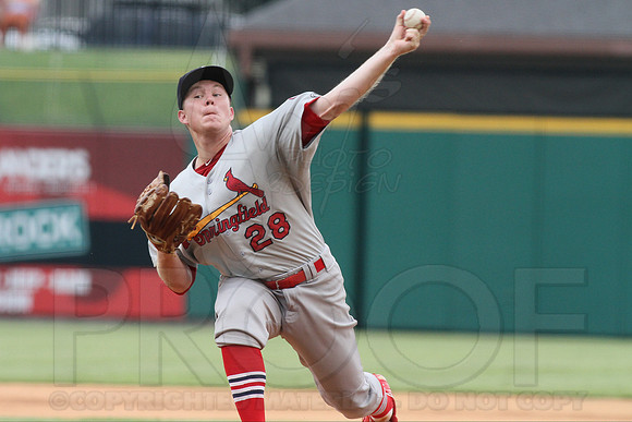 Springfield Cardinals @ Arkansas Travelers 8-4-13 (© Justin Manning) JWM0077