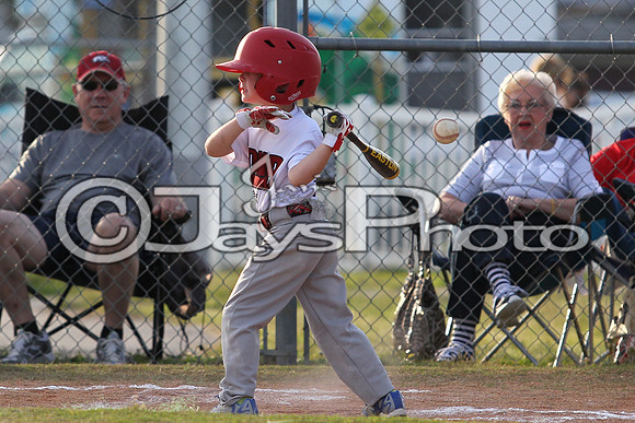 Bomb Squad vs. Cardinals 6-7 year old (Pitching Machine) 5-5-2015 (©Justin Manning) JWM_0149