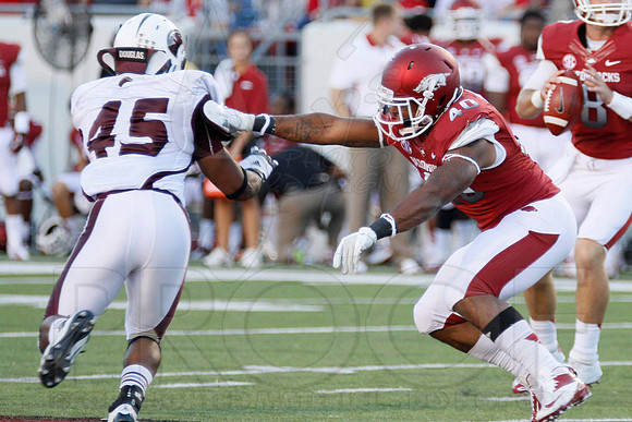 ULM @ Arkansas 9-8-12 (Justin Manning)351
