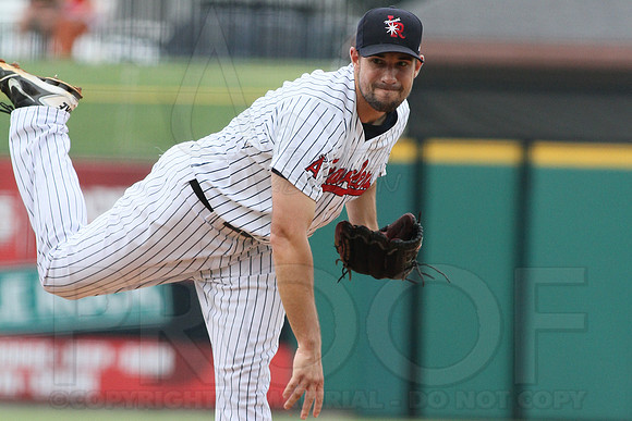 Springfield Cardinals @ Arkansas Travelers 8-4-13 (© Justin Manning) JWM0048