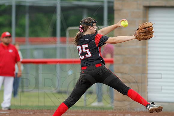 Rose Bud vs. Harmony Grove Regional Softball 5-9-2014 (© Justin Manning) JWM_0053