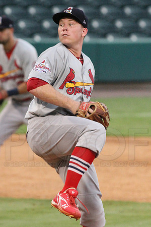 Springfield Cardinals @ Arkansas Travelers 8-4-13 (© Justin Manning) JWM0145