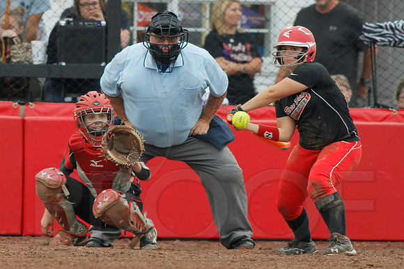 Rose Bud vs. Harmony Grove Regional Softball 5-9-2014 (© Justin Manning) JWM_0295