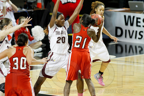Western Kentucky vs. UALR Women's 3-10-13 JWM0119 (©Justin Manning)