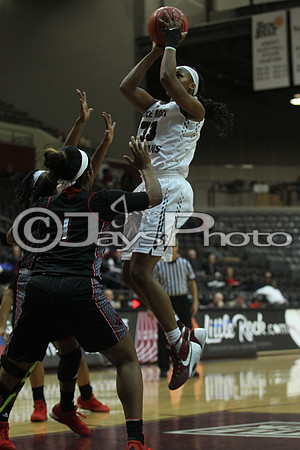 Louisiana Lafayette @ Arkansas-Little Rock Women's Basketball 1-7-2016 (©Justin Manning) JWM_0127