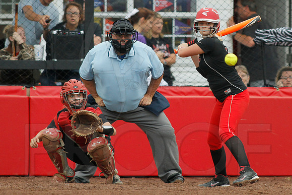 Rose Bud vs. Harmony Grove Regional Softball 5-9-2014 (© Justin Manning) JWM_0312