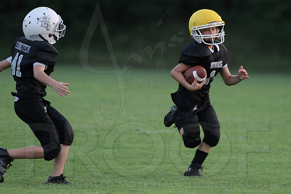 Bauxite Black-Gray games 4th, 5th, 6th, Junior high, Senior high scrimmage 8-22-13 (© Justin Manning) JWM0191