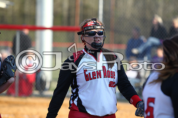 Poyen @ Glen Rose softball 3-28-2015 (©Justin Manning) JWM_0152