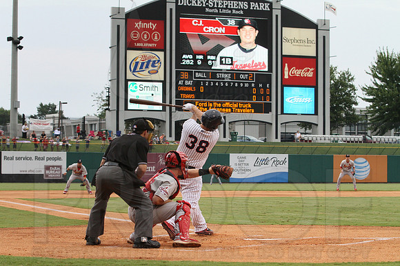 Springfield Cardinals @ Arkansas Travelers 8-4-13 (© Justin Manning) JWM0089