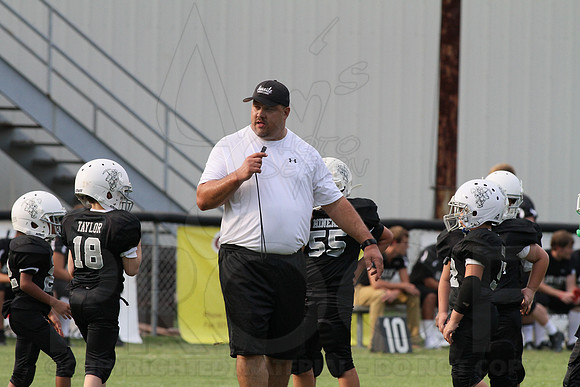 Bauxite Black-Gray games 4th, 5th, 6th, Junior high, Senior high scrimmage 8-22-13 (© Justin Manning) JWM0034
