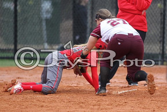 Cabot @ Benton Softball 3-10-2015 (©Justin Manning) JWM_0237