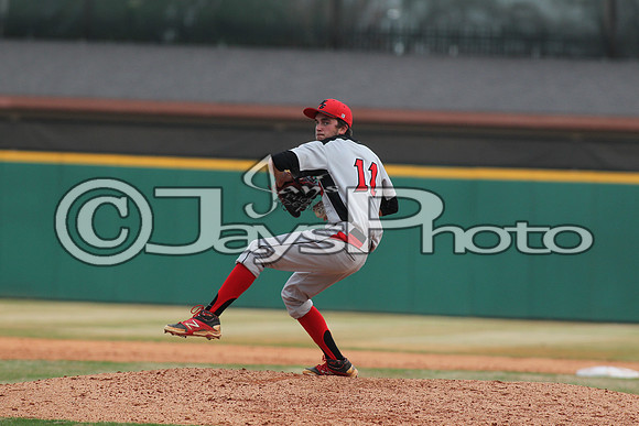 Harmony Grove vs. Episcopal Baseball (Dickey Stephens Park) 4-2-2015 (©Justin Manning) JWM_0357