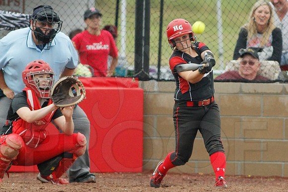 Rose Bud vs. Harmony Grove Regional Softball 5-9-2014 (© Justin Manning) JWM_0256