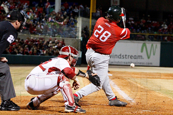 Miss Valley State @ Arkansas Baseball 3-27-13 (© Justin Manning) JWM0278