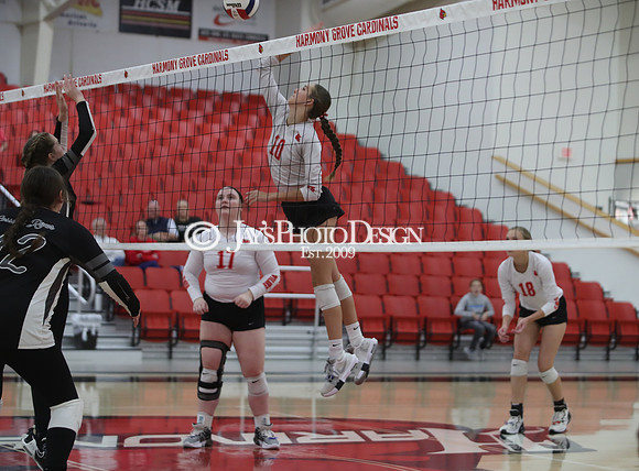 Cossatot River vs. Harding Academy (3A Volleyball South Regional Tournament) 10-22-24_JWM_0611