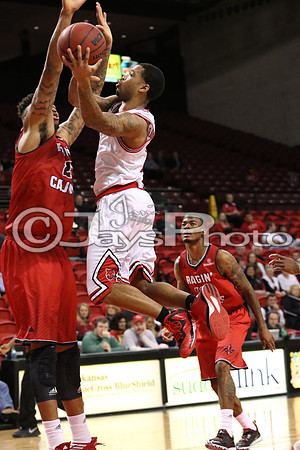 LA-Lafayette @ Arkansas State Men's 3-7-2015 (©Justin Manning) JWM_0630