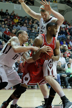 Arkansas State @ UALR Men's Basketball 3-1-2014 (© Justin Manning) JWM_0376