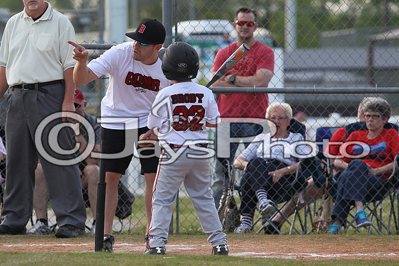Bomb Squad vs. Cardinals 6-7 year old (Pitching Machine) 5-5-2015 (©Justin Manning) JWM_0183